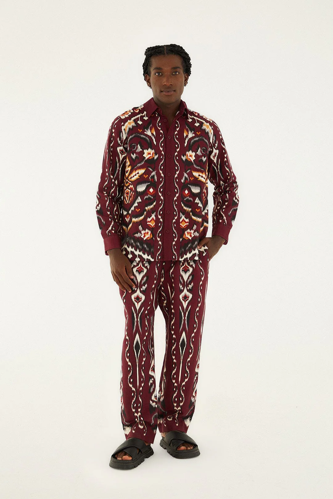 Sand Ainika Pineapple Ikat Pants