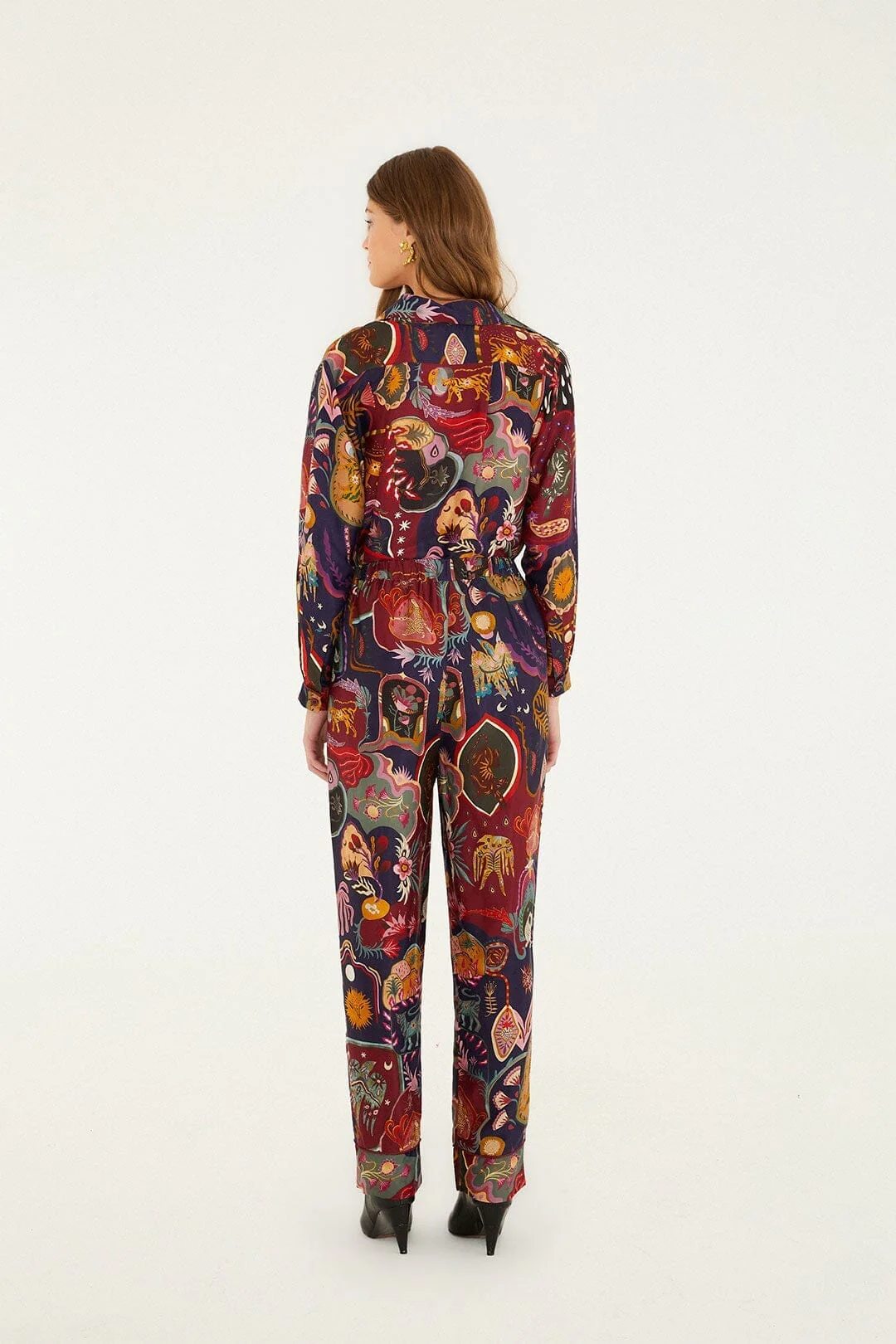 Multicolor Artsy Surreal Land  Pants - Image 3