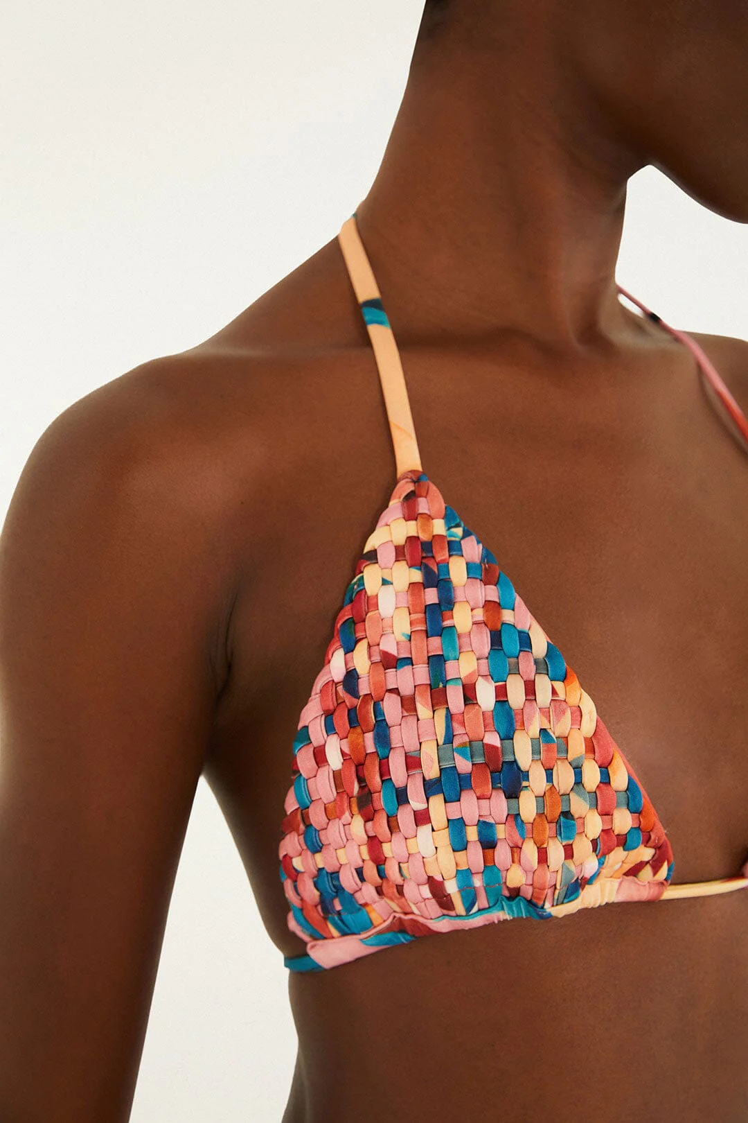 Atlantic Rain Forest Multicolored Triangle Bikini - Image 2