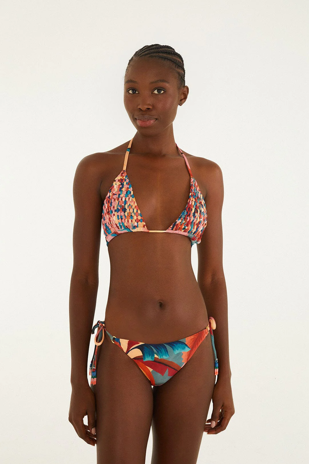 Atlantic Rain Forest Multicolored Triangle Bikini - Image 4