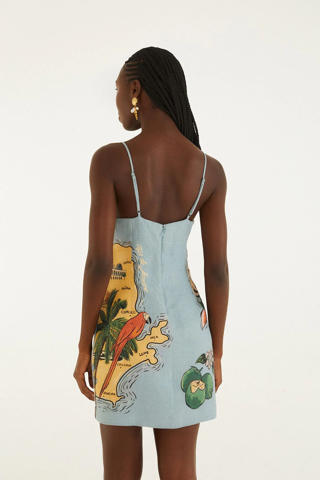Blue Beaches Path Ballon Mini Dress - Image 5