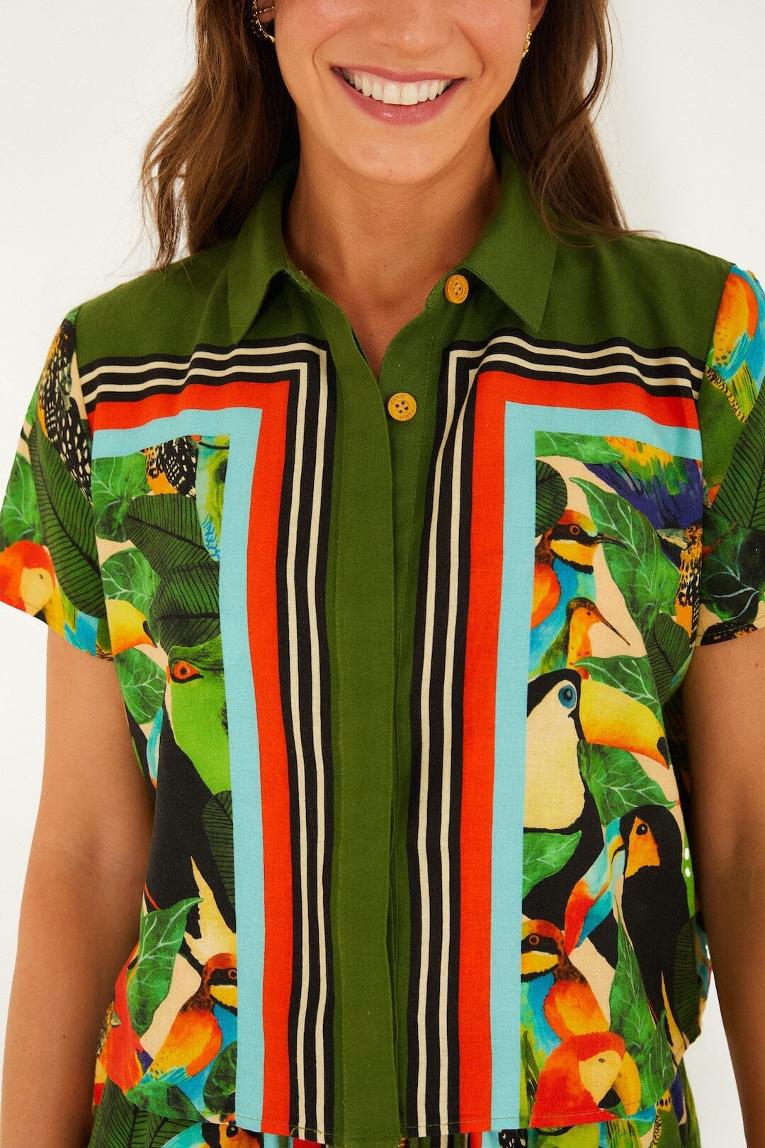 Bird Leaves Shirt - Image 2