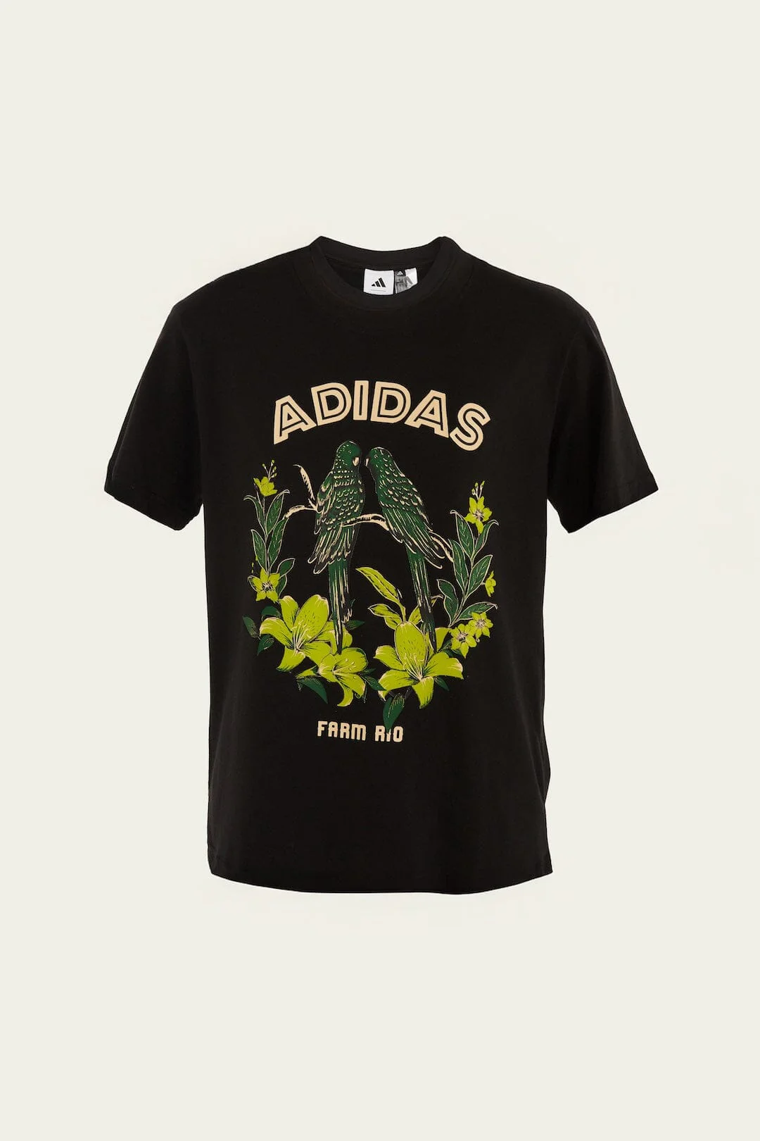 Birds Black Adidas T-Shirt - Image 4
