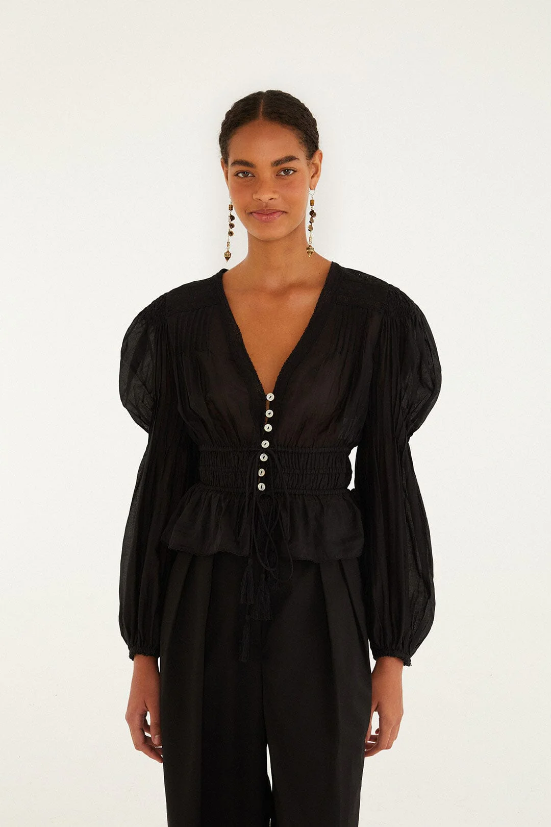 Black Long Sleeve Blouse
