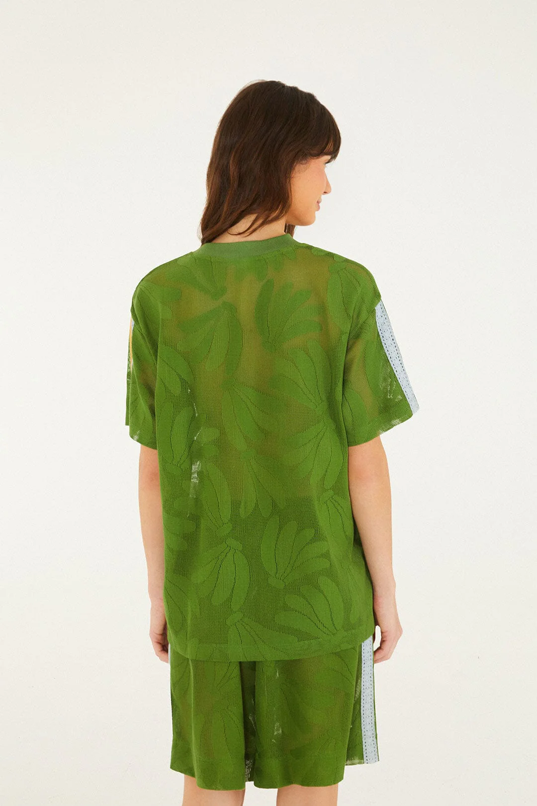 Green Brasil Samba Lace T-Shirt - Image 3