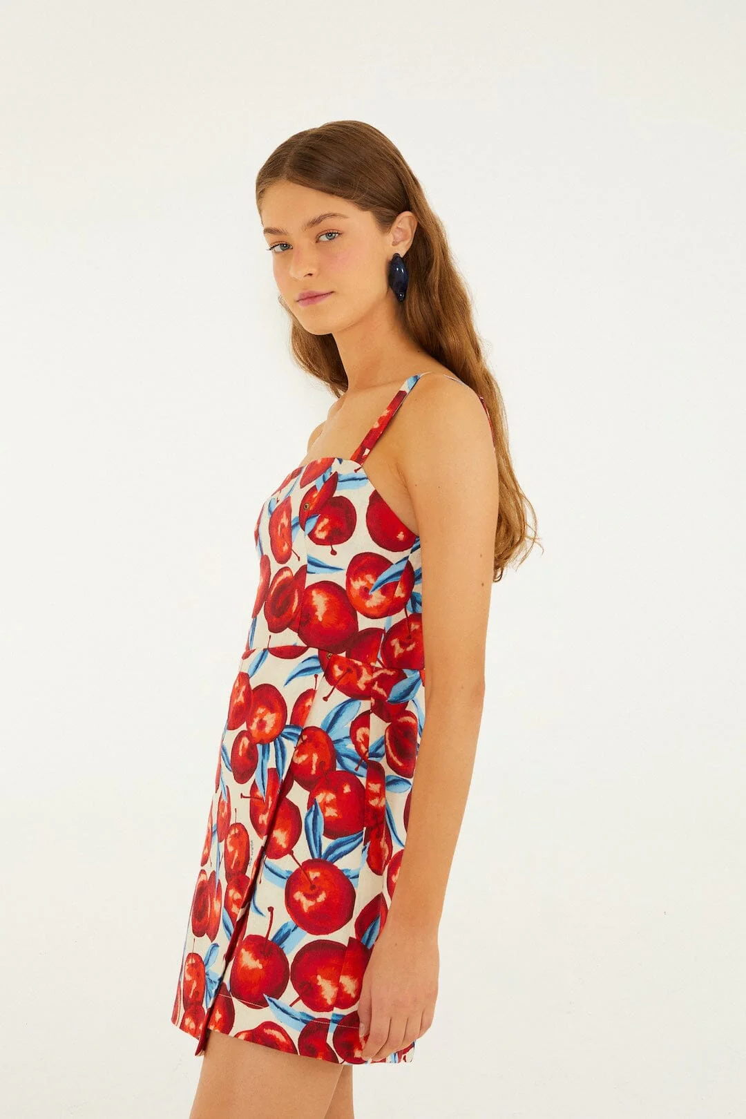 Cherry Blossom Sleeveless Mini Dress - Image 5