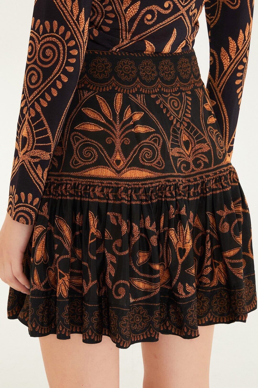 Black Cornely Ainika  Mini Skirt - Image 3