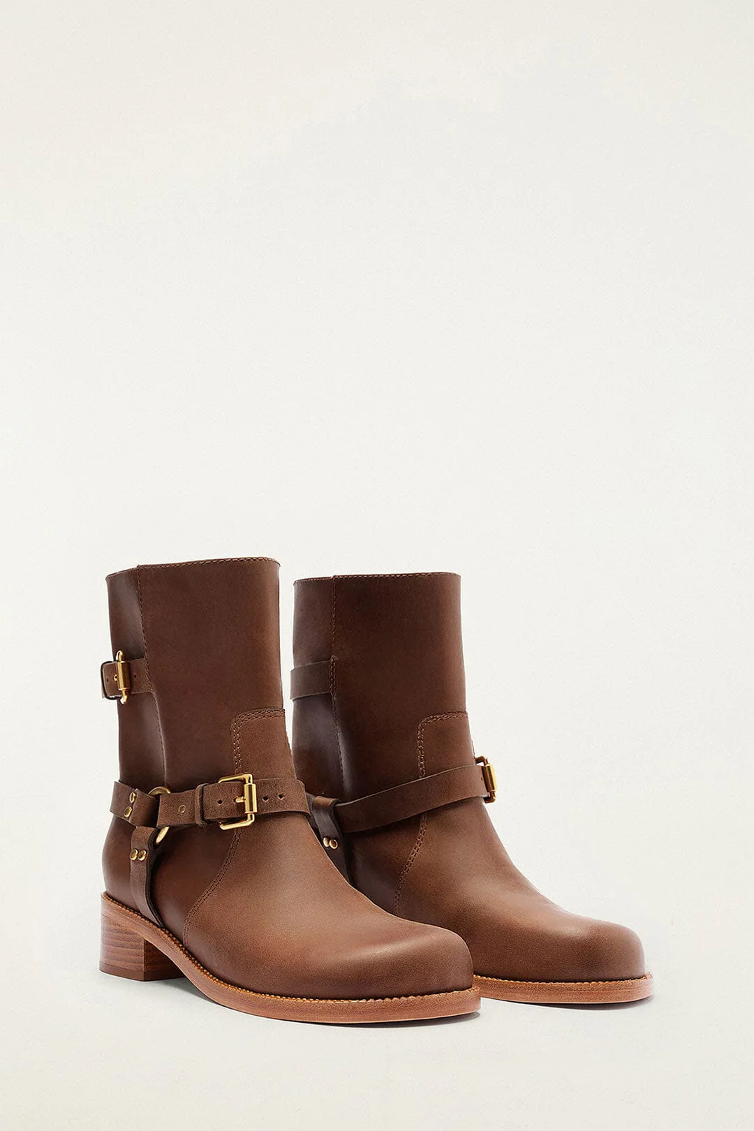 Distressed Leather Boot - Image 2