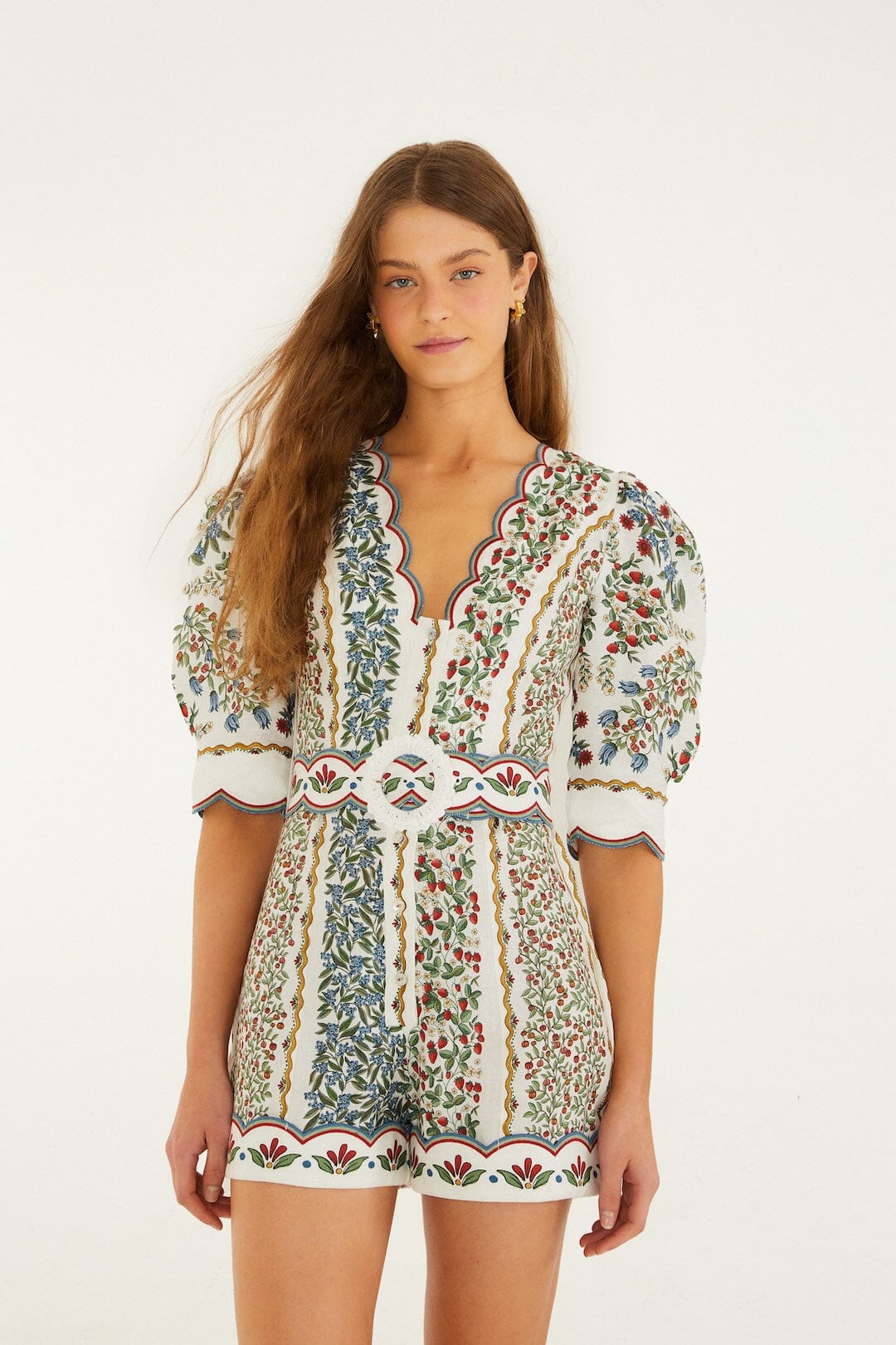 Off-White Fruit Beauty Mini Cut Out Romper - Image 4