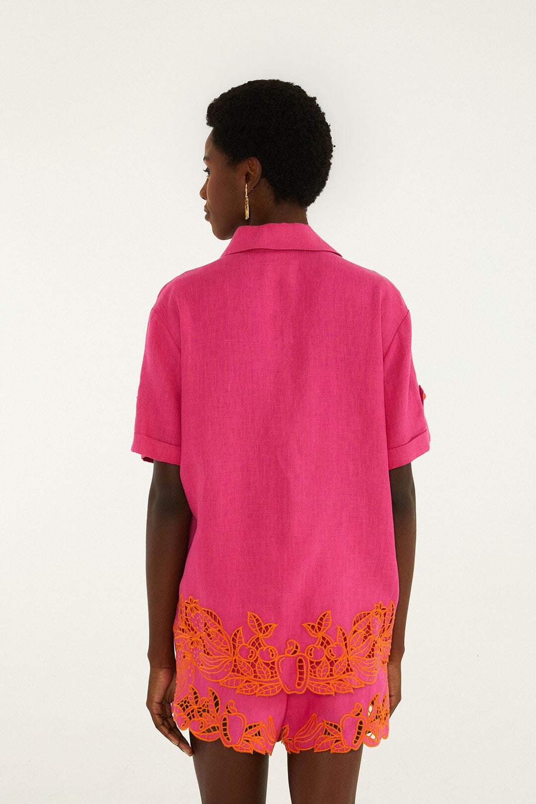 Pink Fruit Richelieu Artisanal Shirt - Image 3