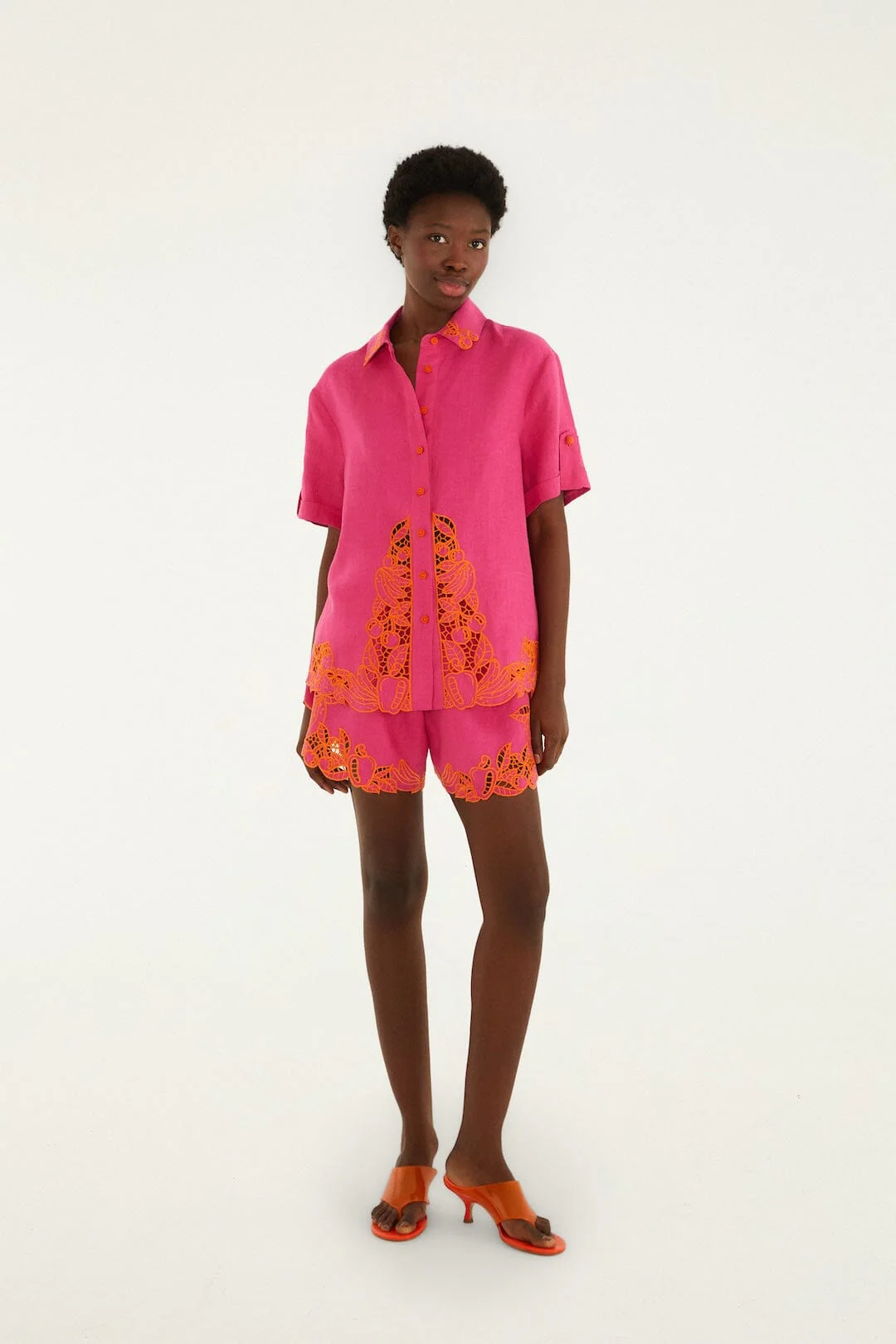 Pink Fruit Richelieu Artisanal Shirt - Image 4