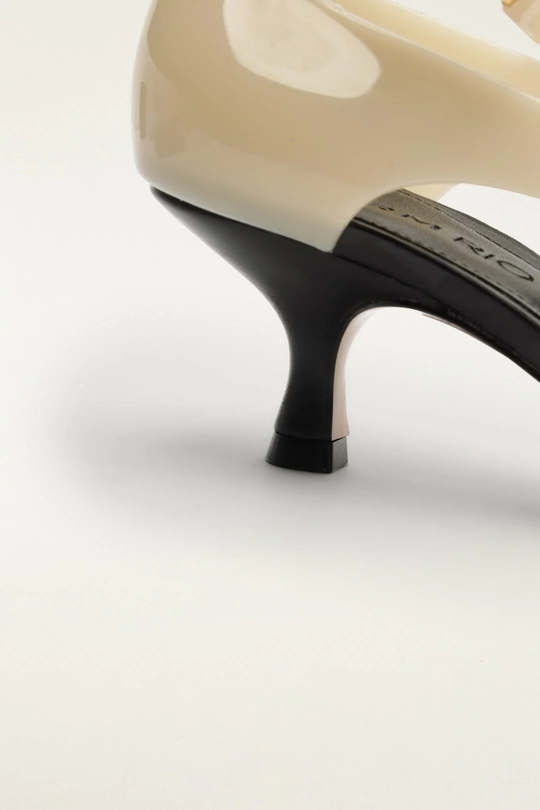 Off-White Jelly Heeled Sandal - Image 5