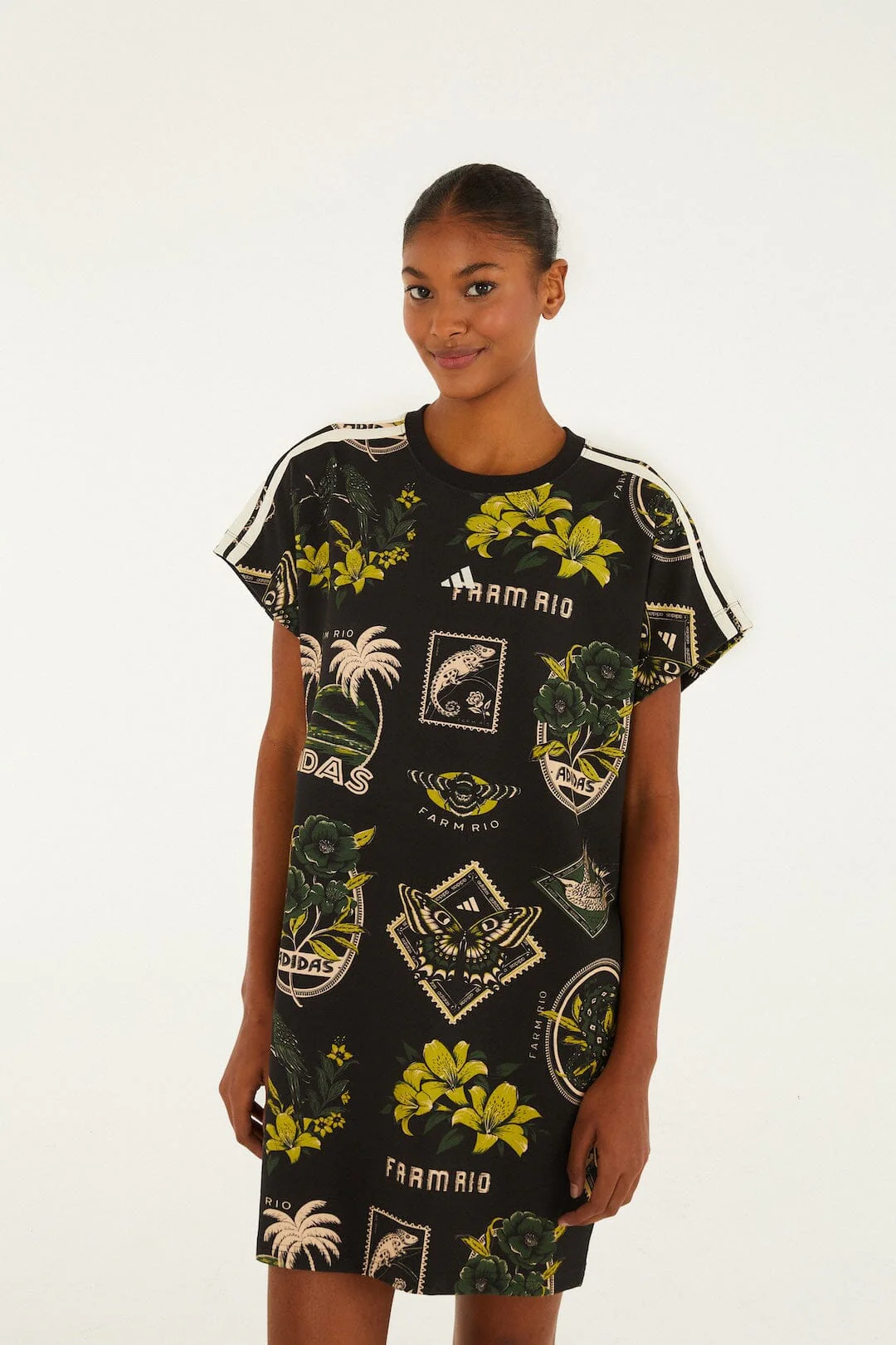 Label Garden Black Adidas T Dress