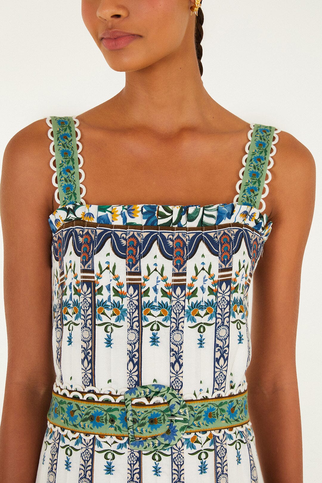 Off-White Manoela Belted Maxi Dress - Image 2