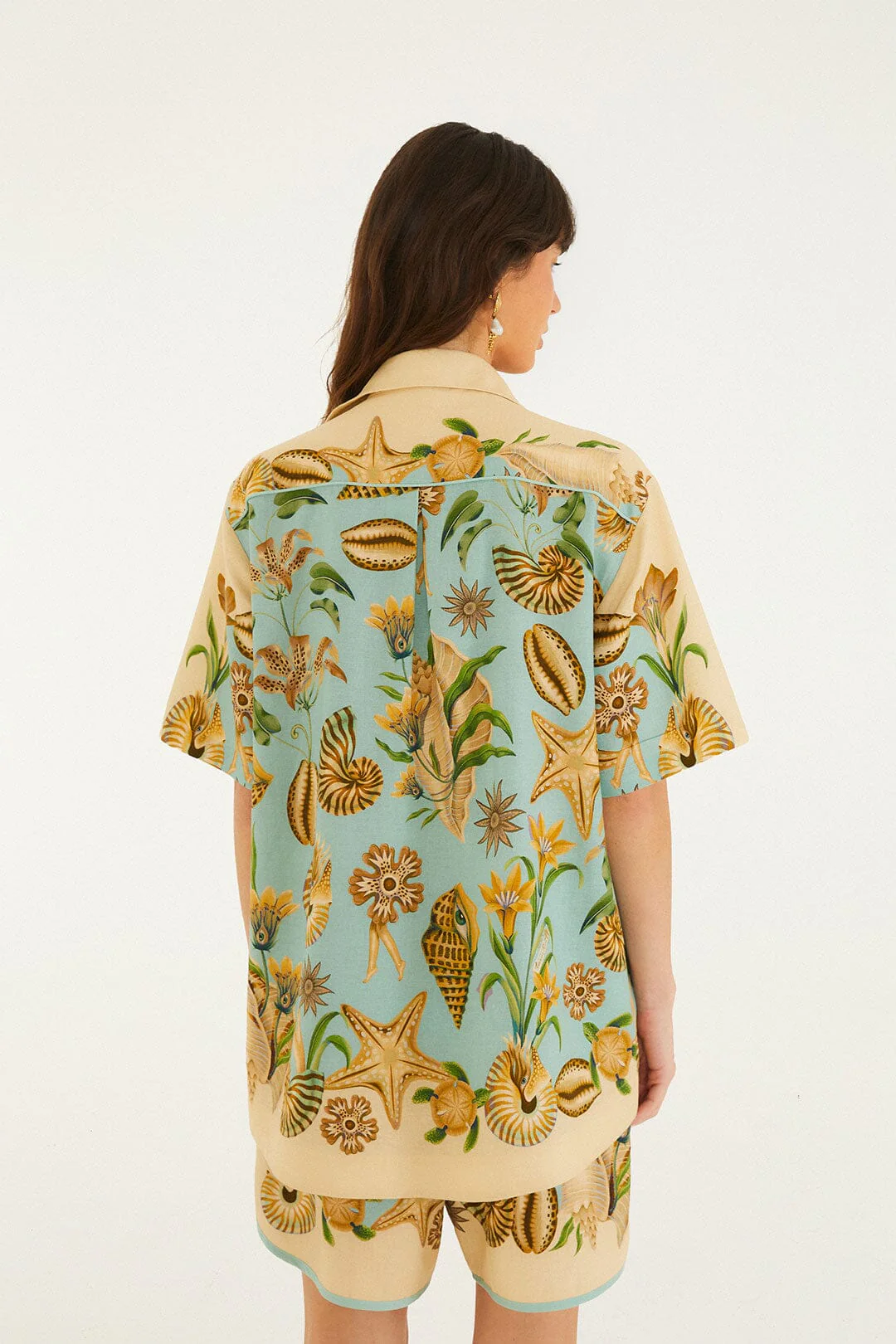 Soft Blue Marine Garden Shirt - Image 3