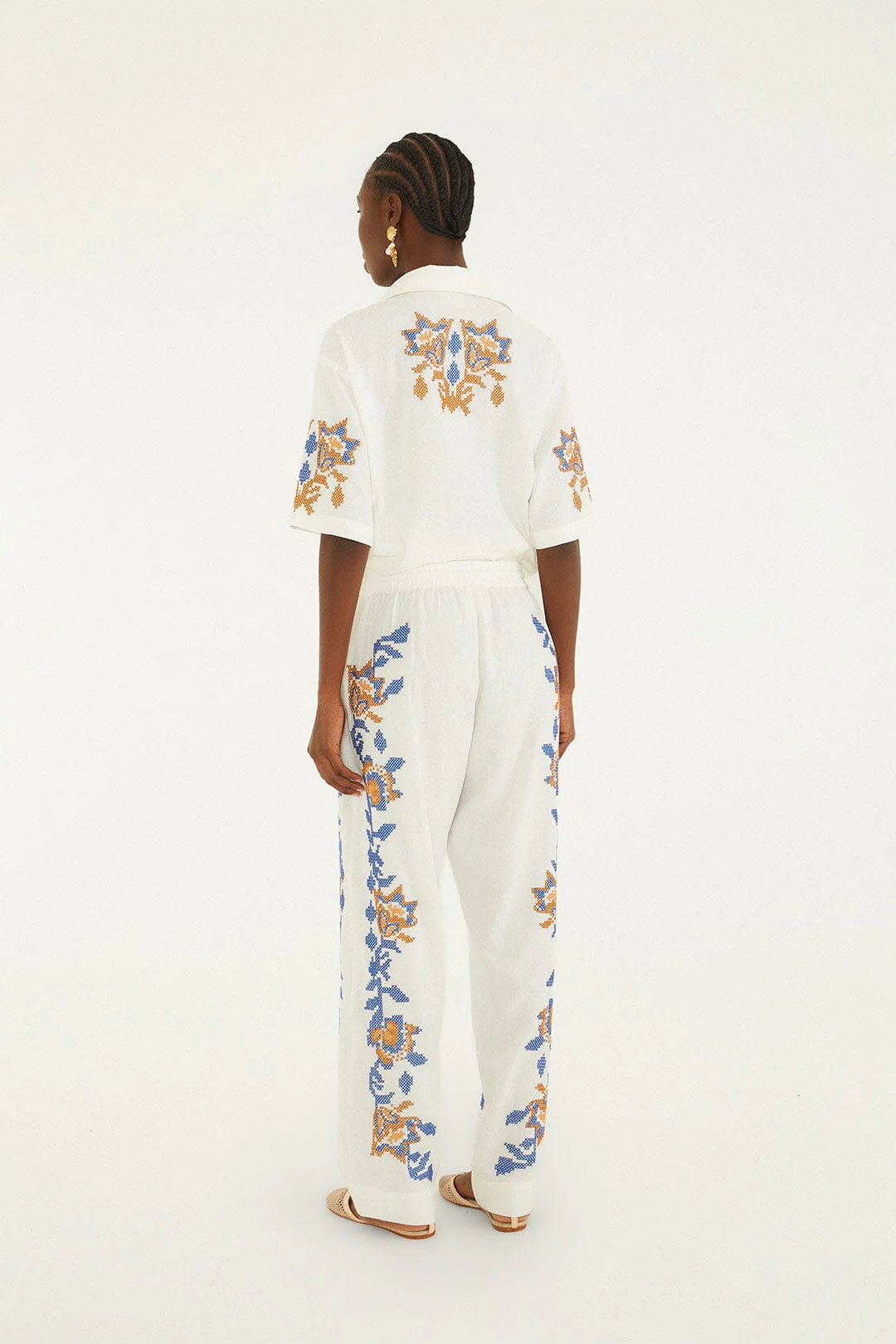 Mica Embroidered Pants - Image 3