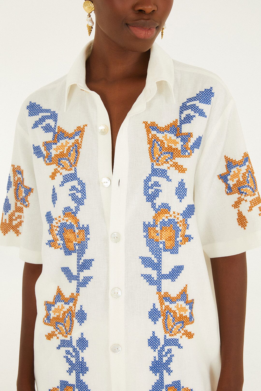 Mica Embroidered Shirt - Image 2