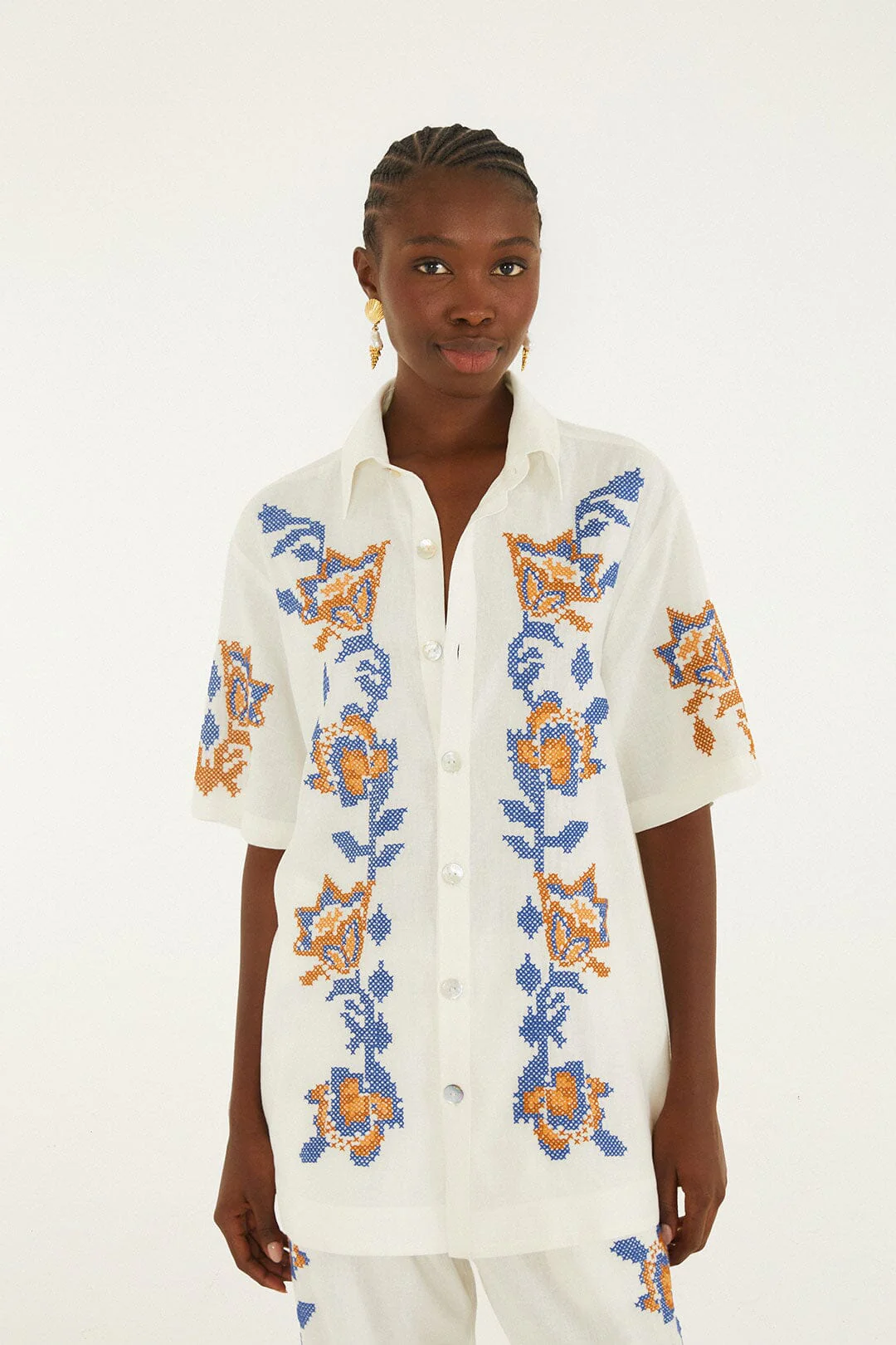Mica Embroidered Shirt - Image 4