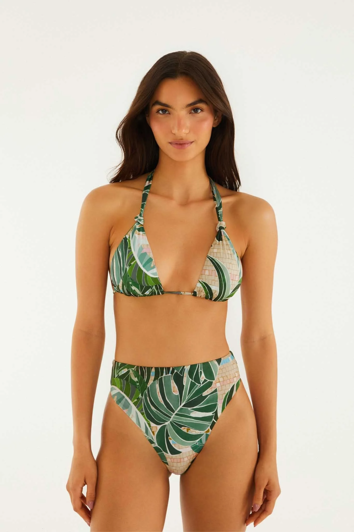Mosaic Hot Pants Bikini Bottom - Image 4