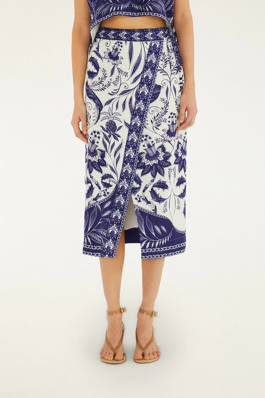 Off-White Nina Wrap Midi Skirt - Image 2