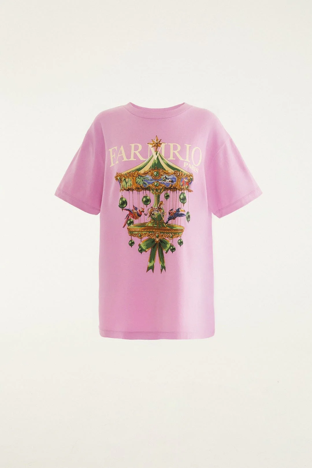 Lilac Paris Carousel T-Shirt - Image 5