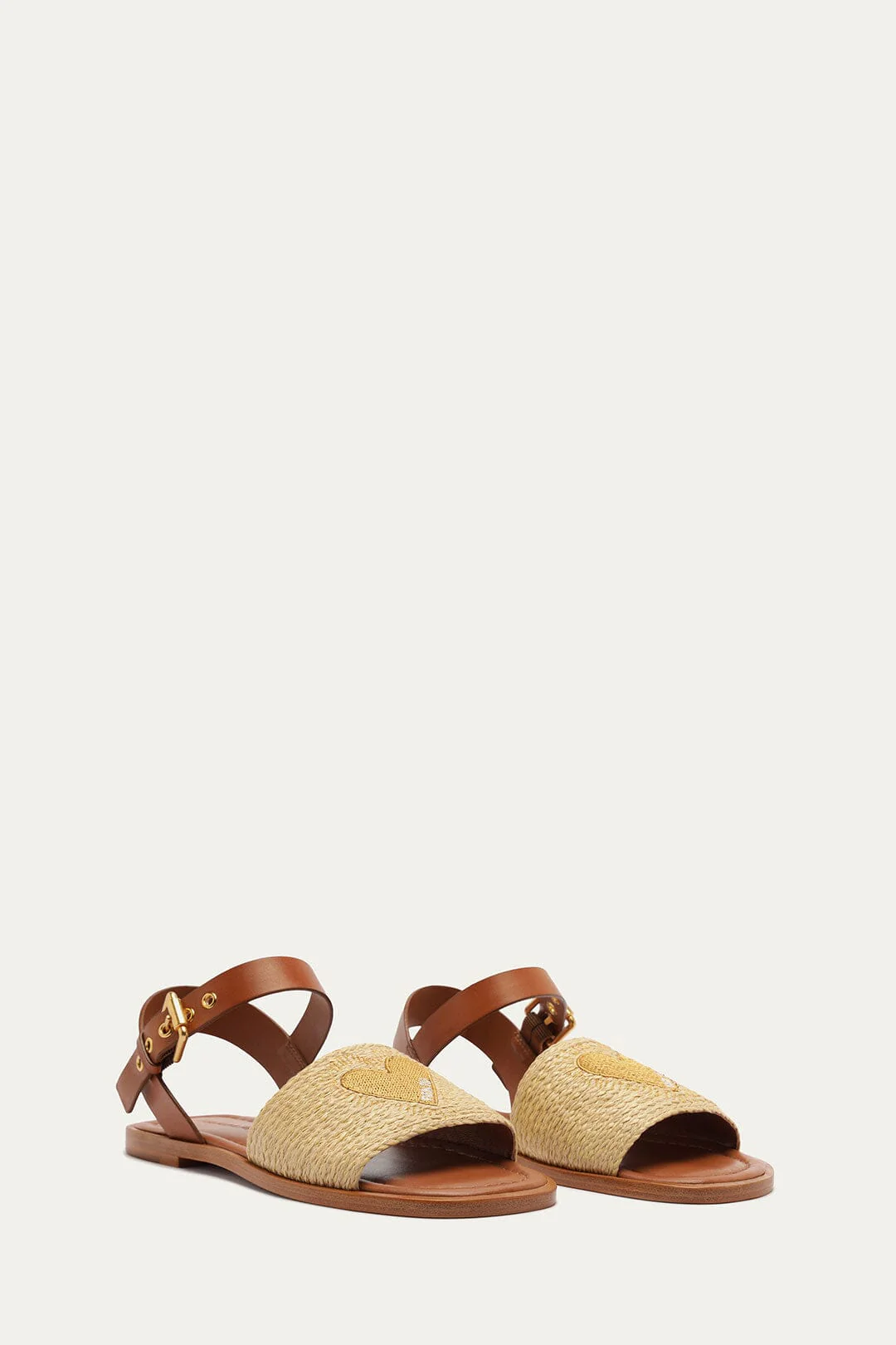 Raffia Flat Sandal - Image 2