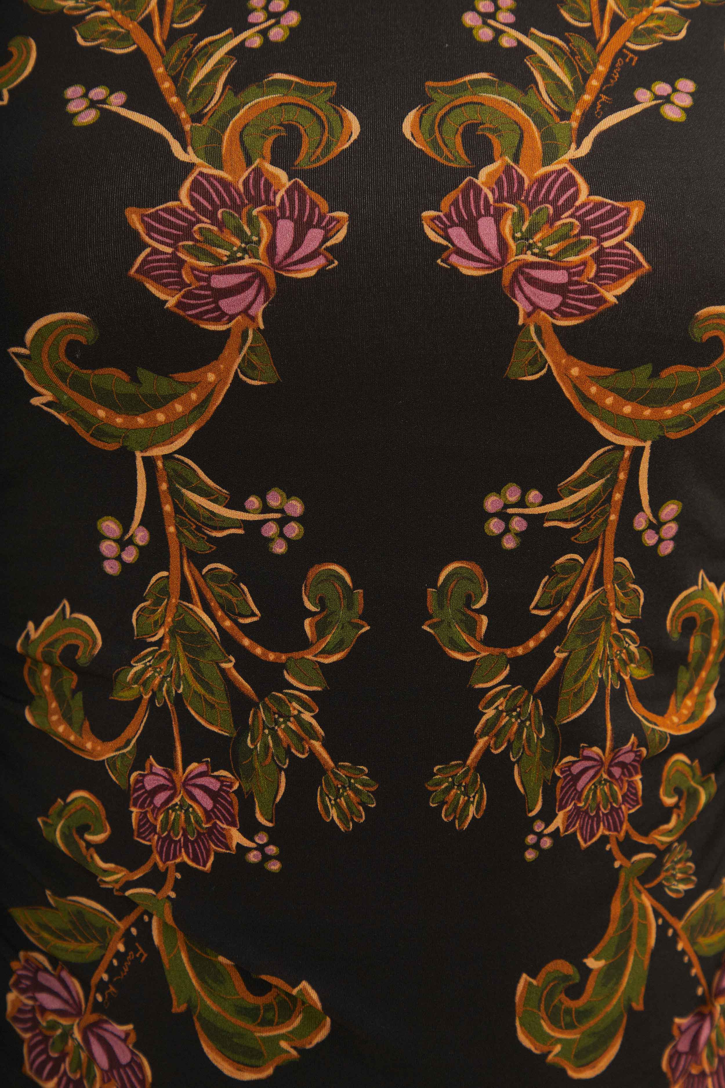 Black Ravenala Jersey Blouse - Image 5