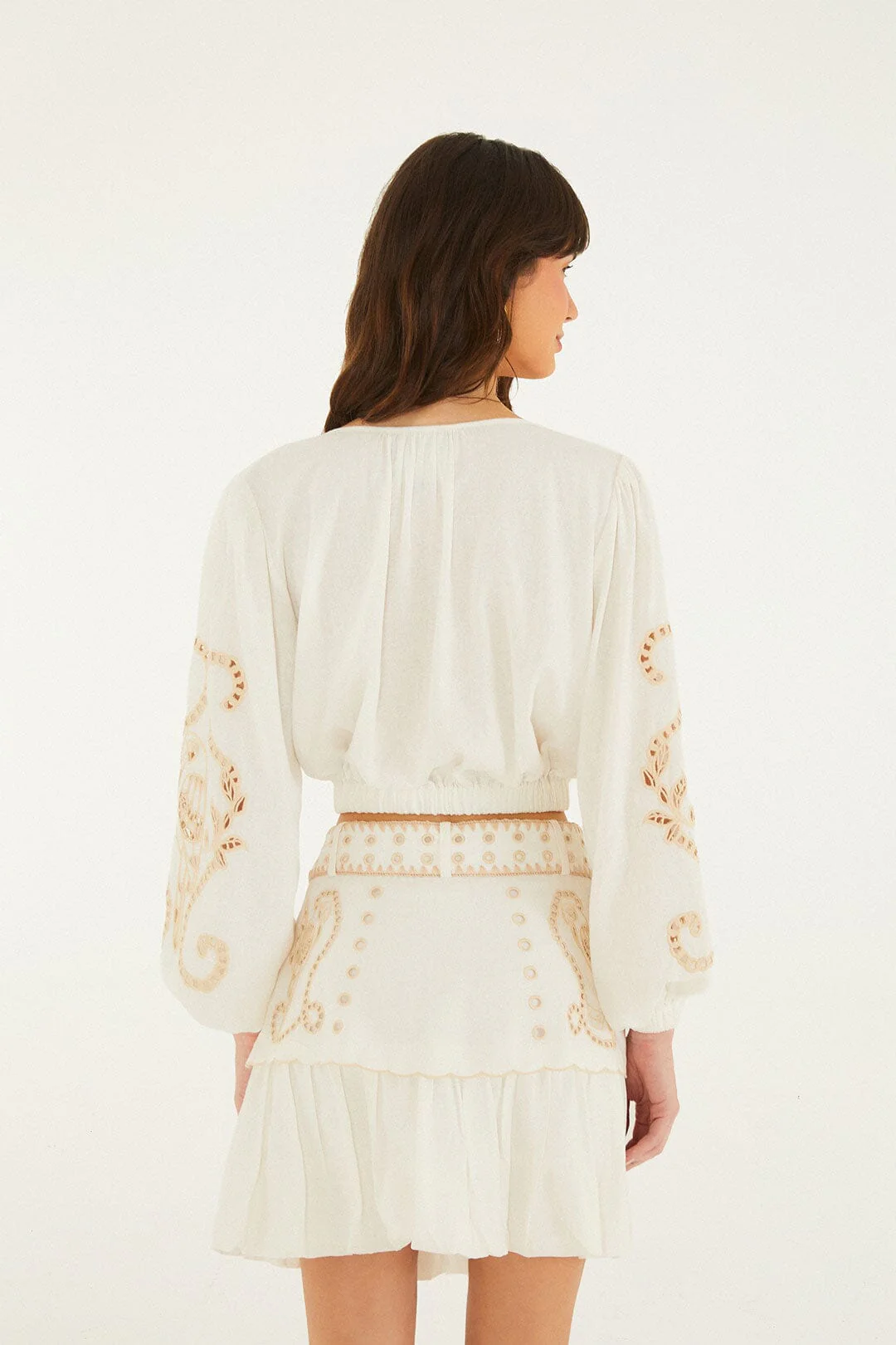 Off-White Richelieu Long Sleeve Blouse - Image 3