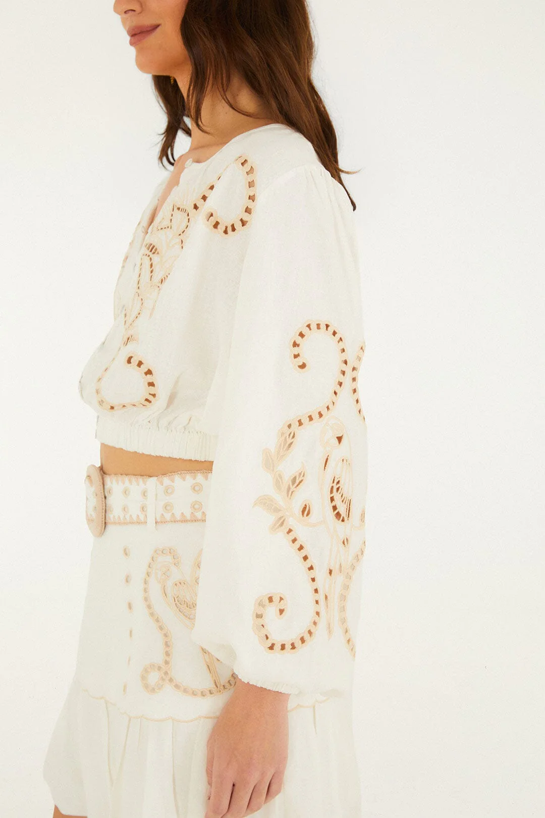 Off-White Richelieu Long Sleeve Blouse - Image 4