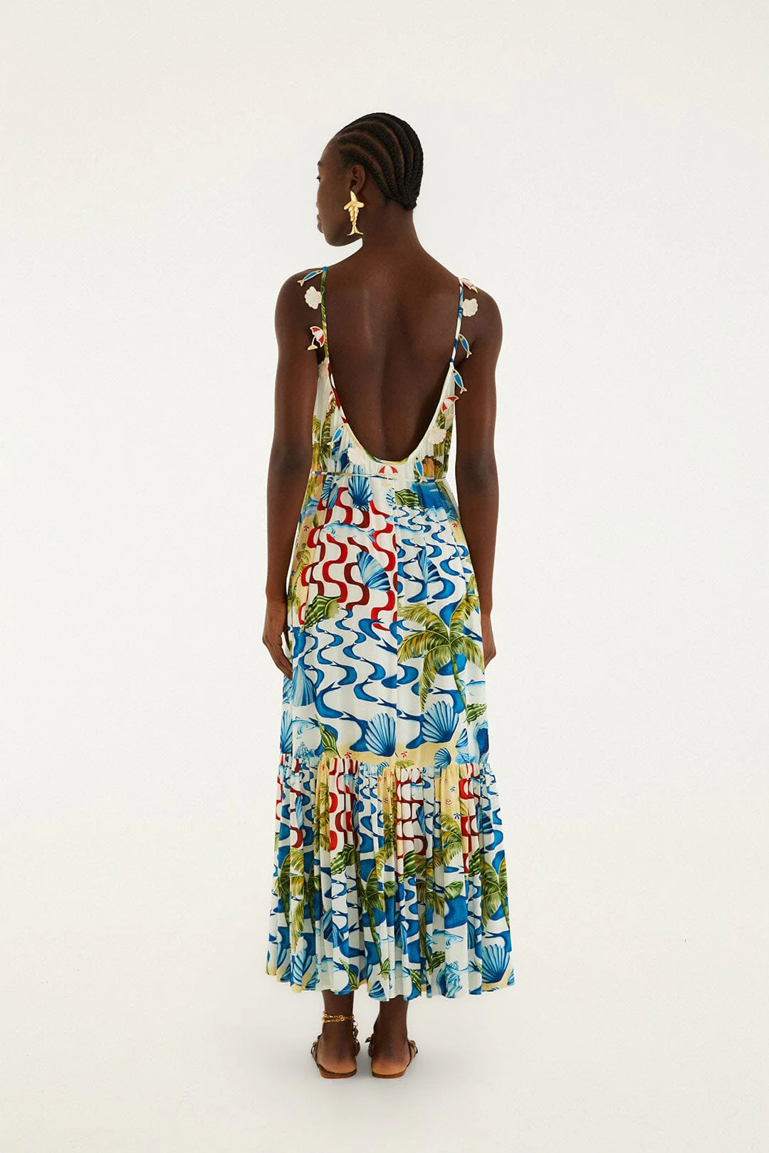 Rio Beach Off-White Maxi Dress - Image 3