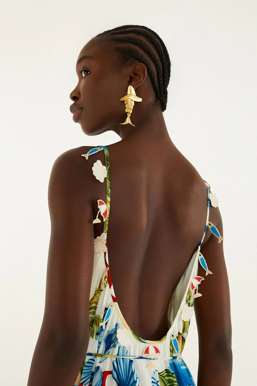 Rio Beach Off-White Maxi Dress - Image 5