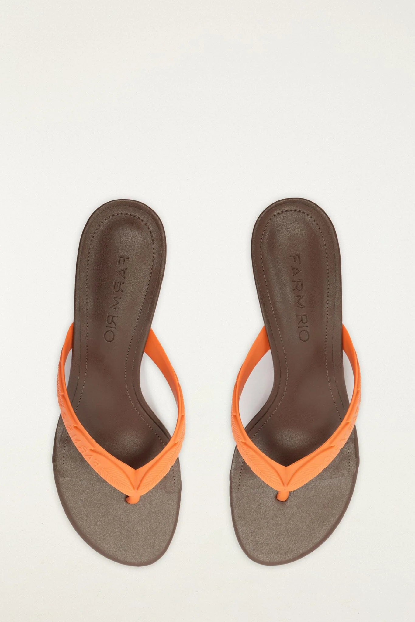 Orange Rob Kitten Heeled Sandal - Image 3