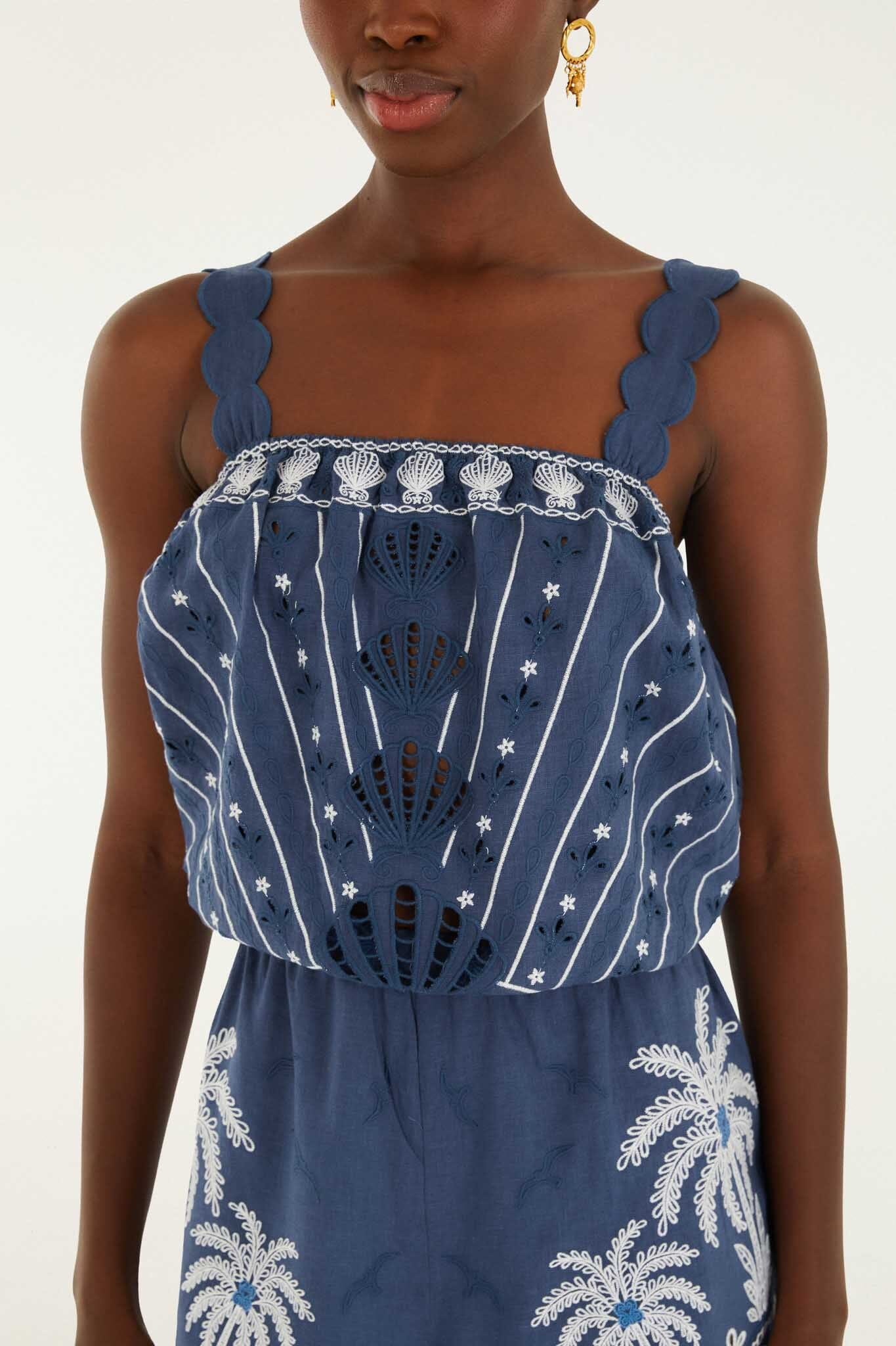 Romper With Embroidery - Image 2