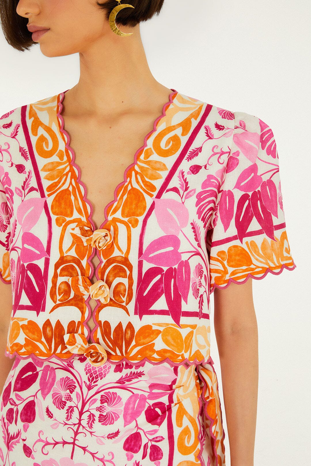 Off-White Santorini Short Sleeve Top - Image 2