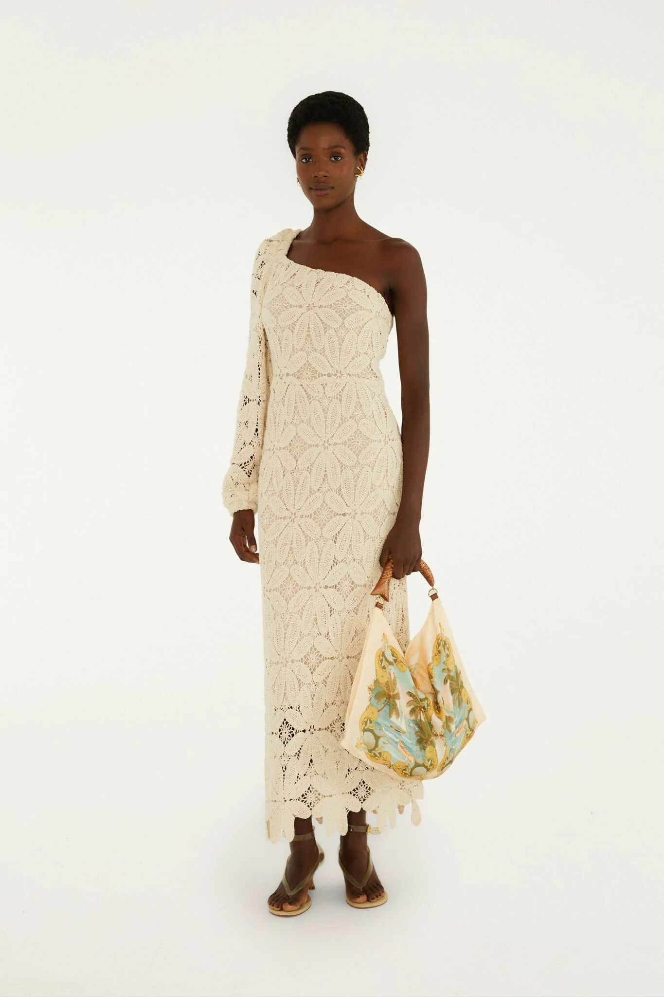 Sand Ocean Satin Mini Scarf Bag - Image 4