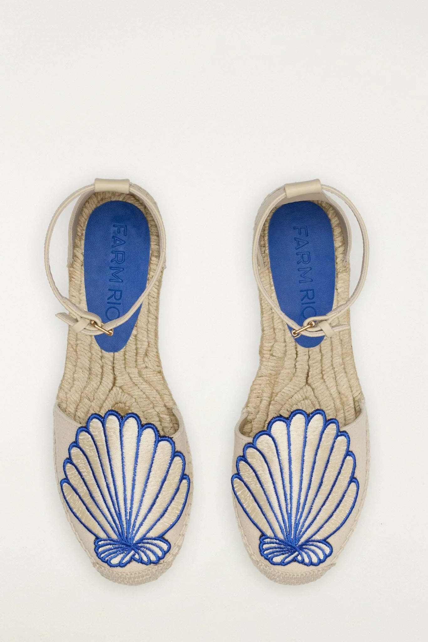 Blue 3D Shell Iconic Espadrille Sandal - Image 3
