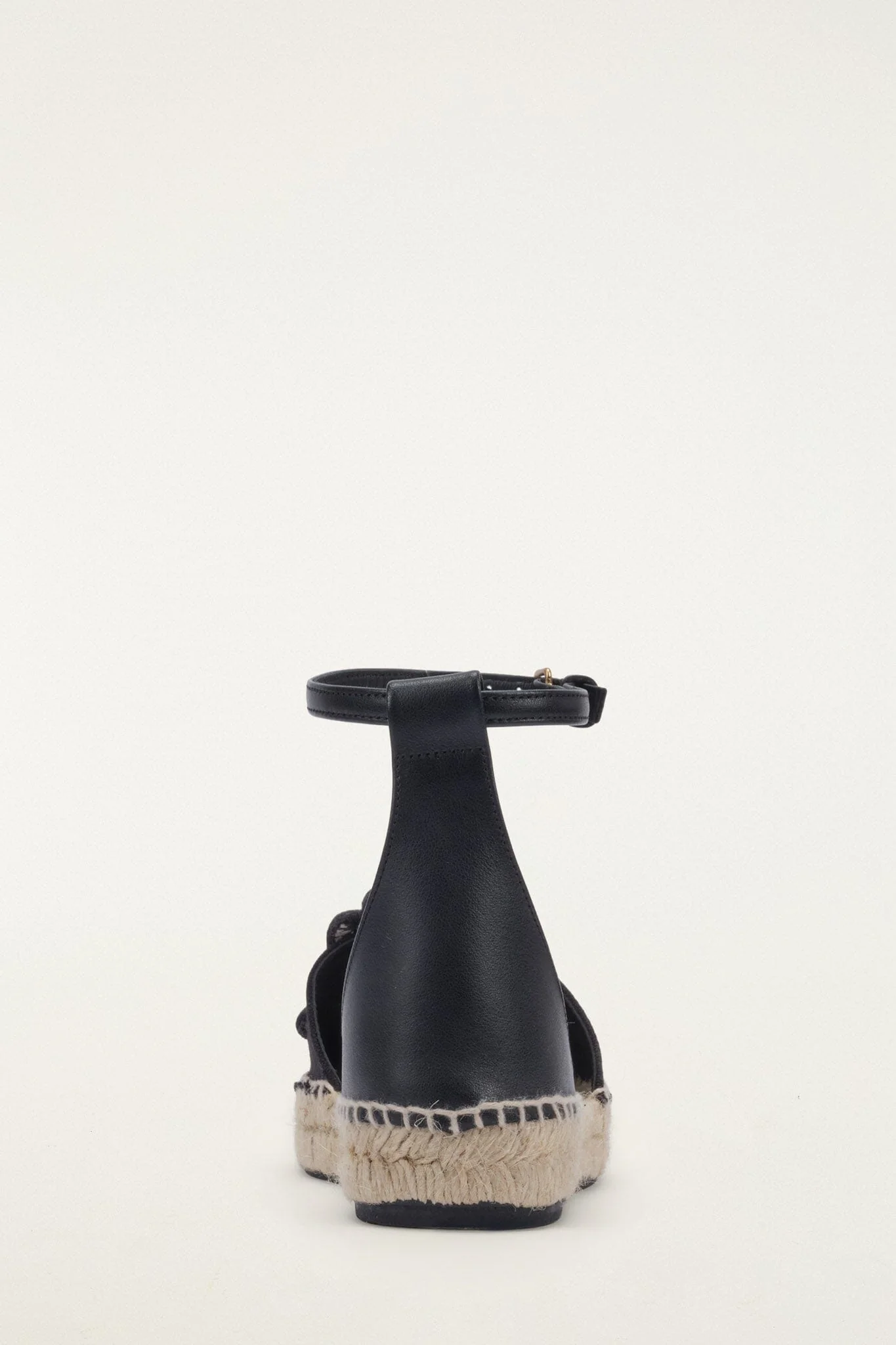 Black 3D Shell Iconic Espadrille Sandal - Image 4
