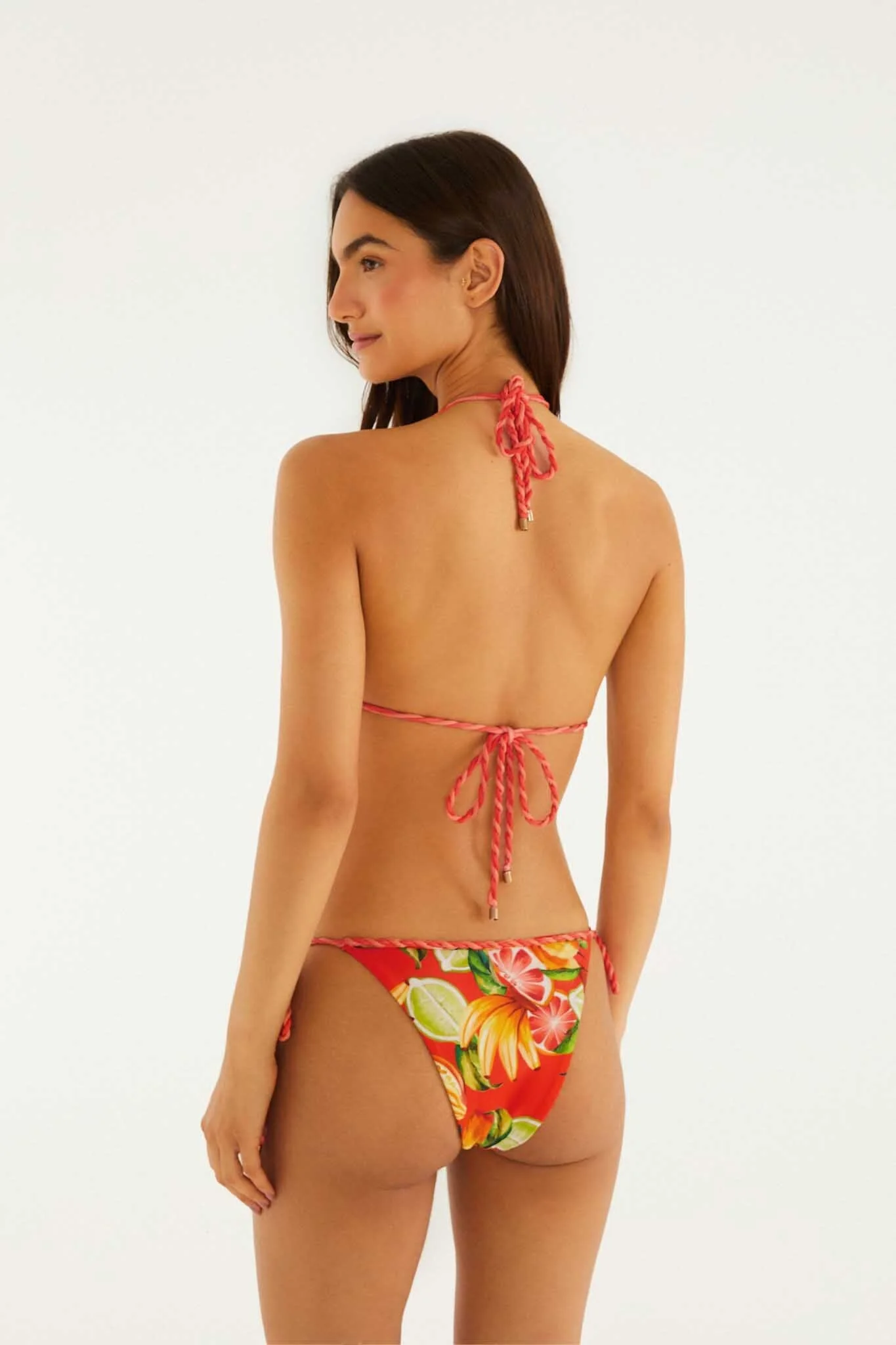 Red Fruits Rope Ties Bikini Bottom - Image 3