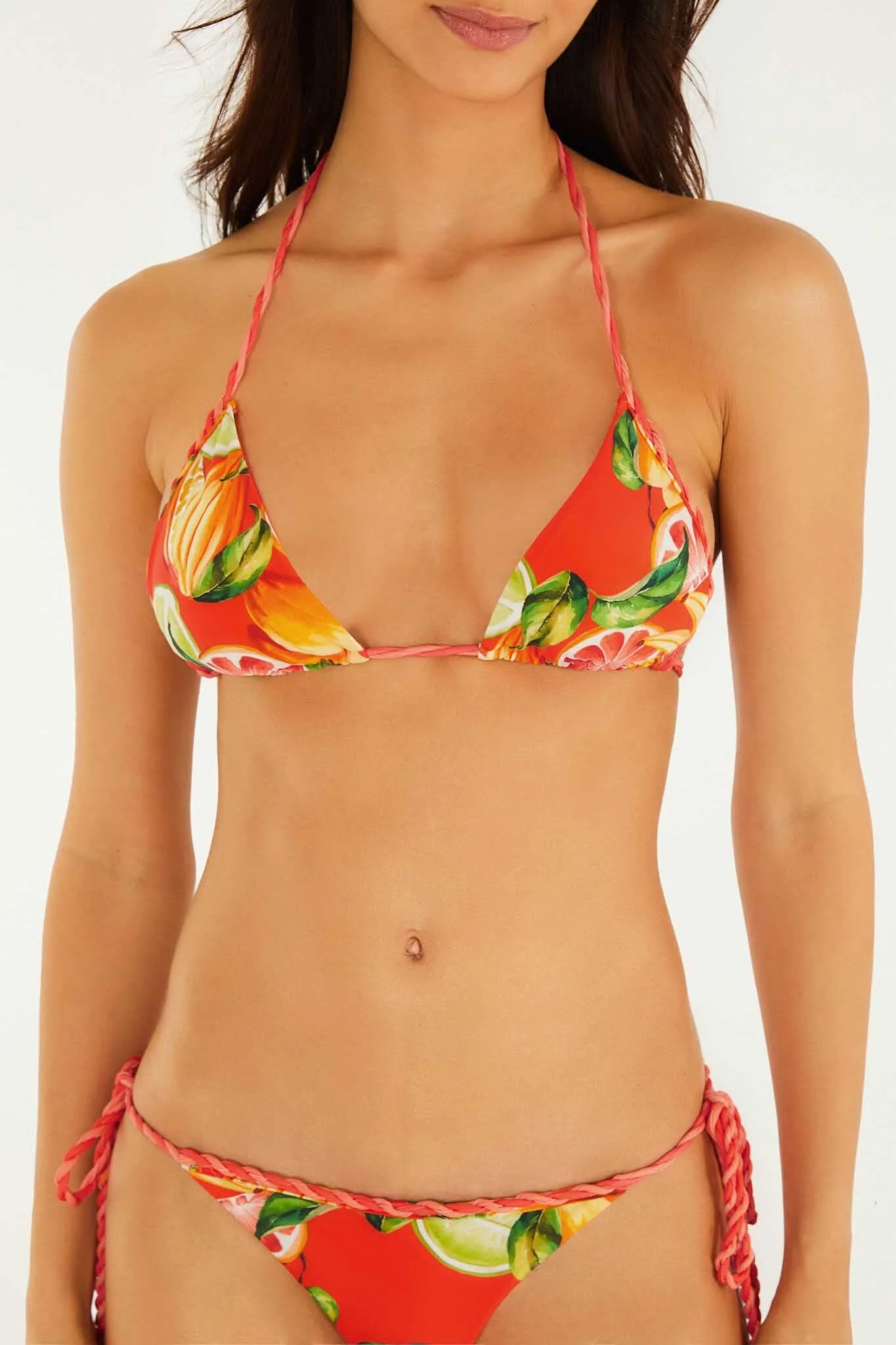 Red Fruits Rope Ties Bikini Bottom - Image 4