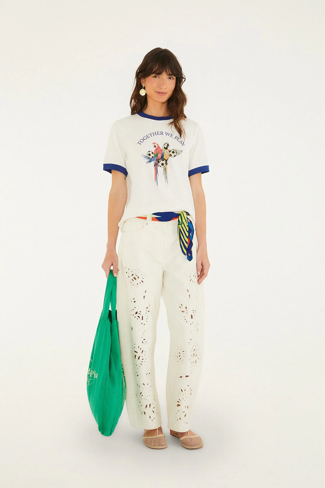 Off-White Together We Play Short Sleeve T-Shirt - Image 4