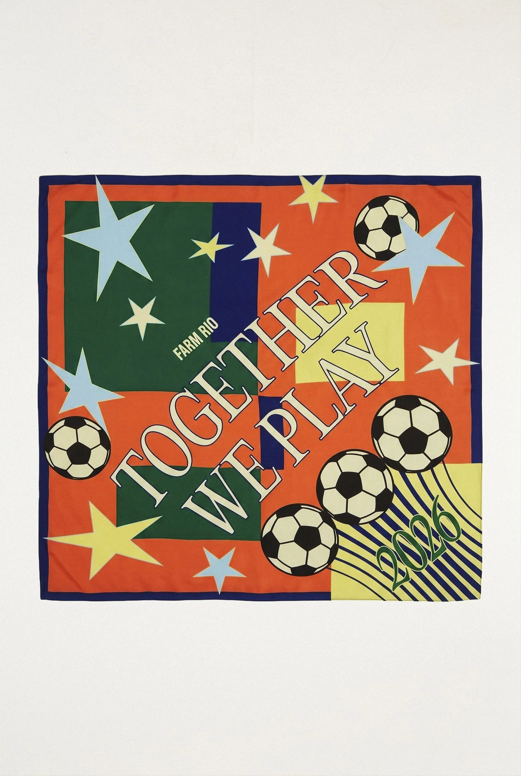 Multicolor Together We Play Scarf - Image 2
