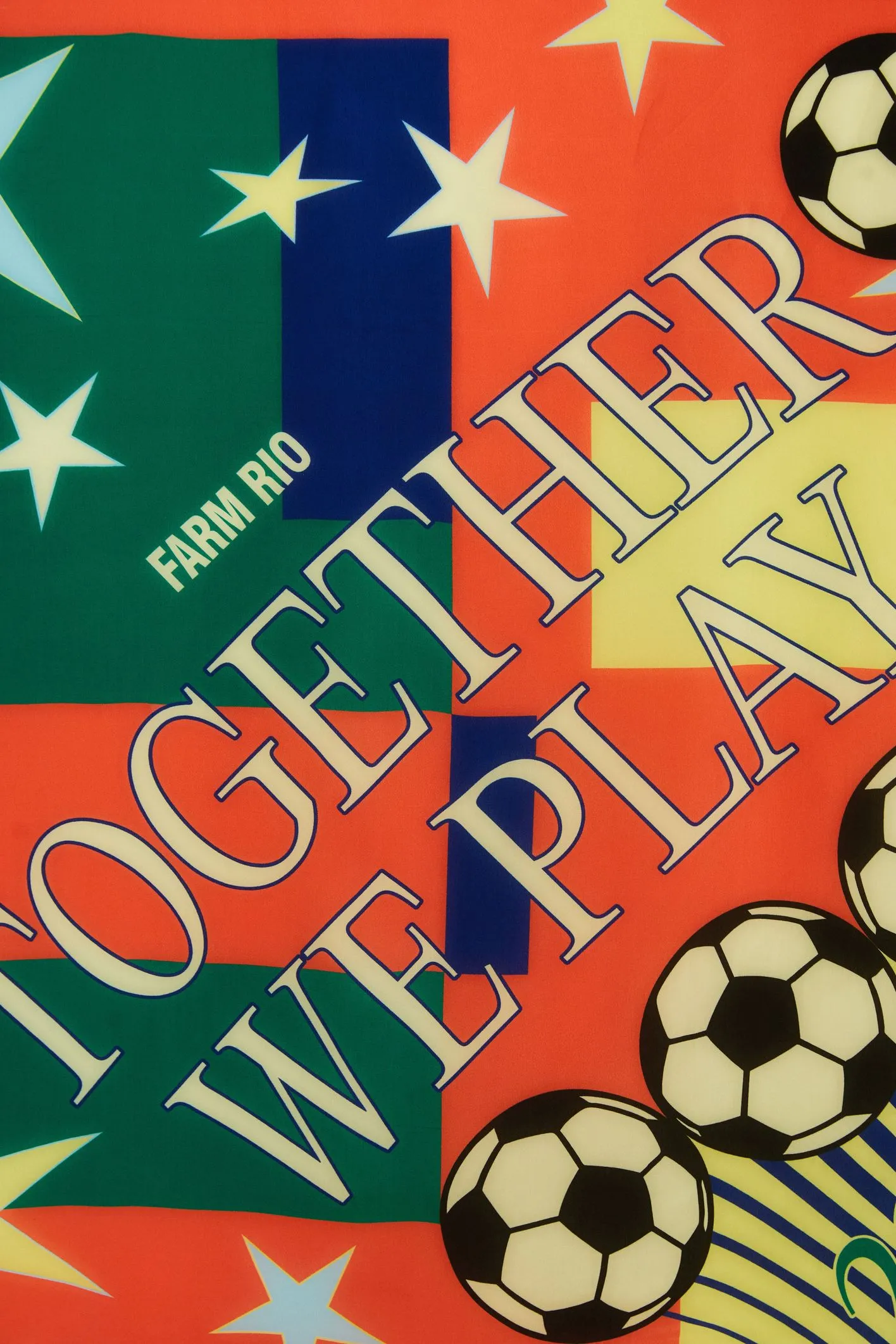 Multicolor Together We Play Scarf - Image 4