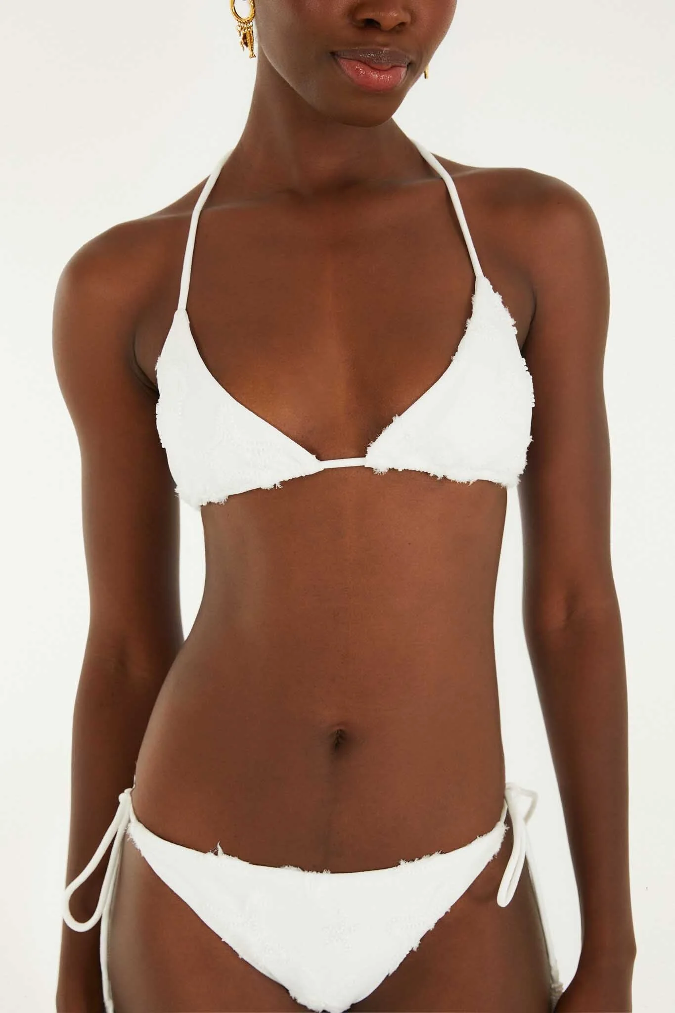 Triangle Bikini Top With Tie On The Neck - Image 3