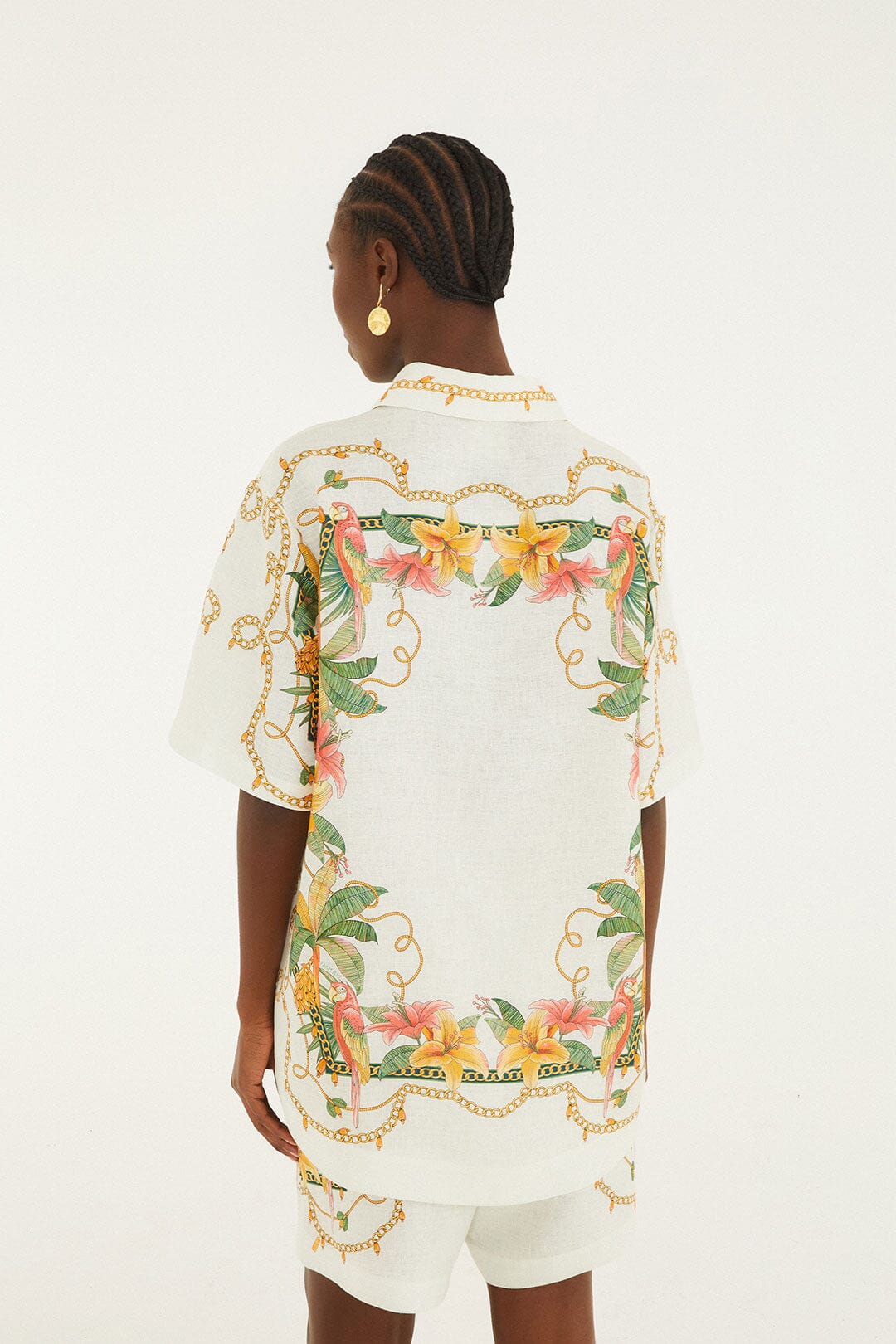 Off-White Tropical Royalty 3d Shirt - Image 3