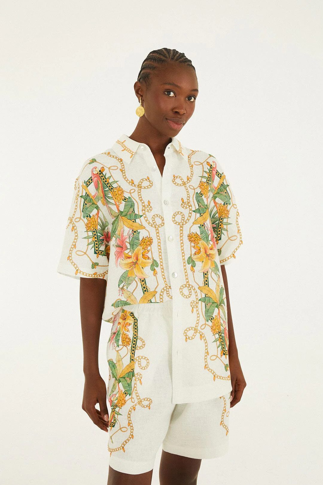 Off-White Tropical Royalty 3d Shirt - Image 4