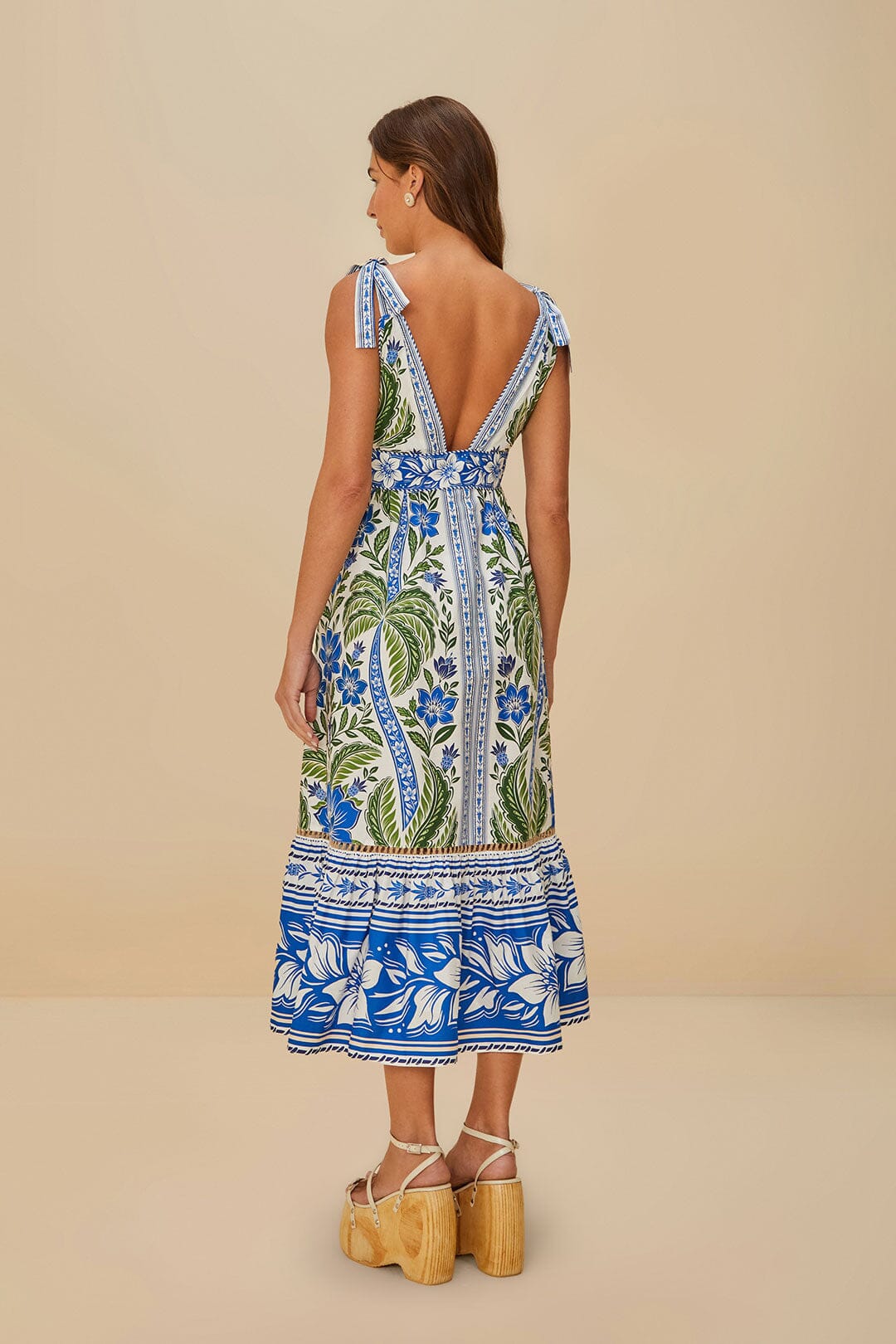 Off-White Tropicance Midi Dress - Image 4