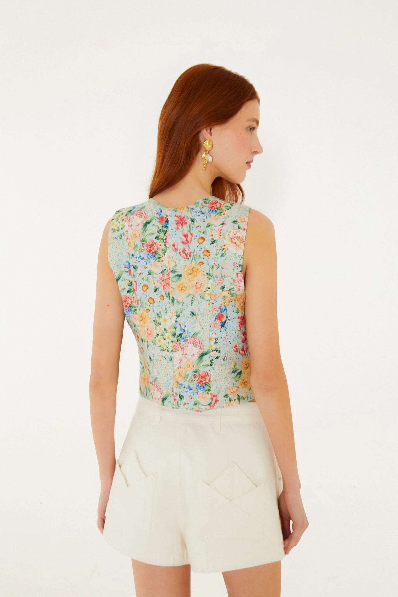 White Canvas Boat Shorts - Image 5